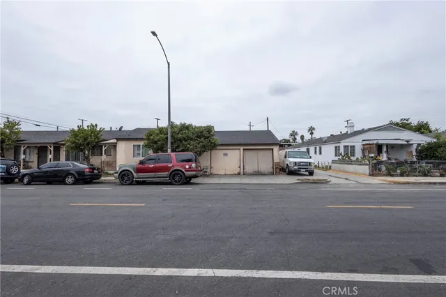 a car parked on the side of the street