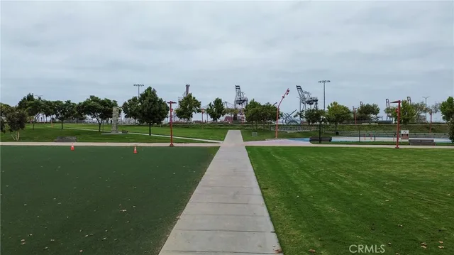 a view of building with outdoor space