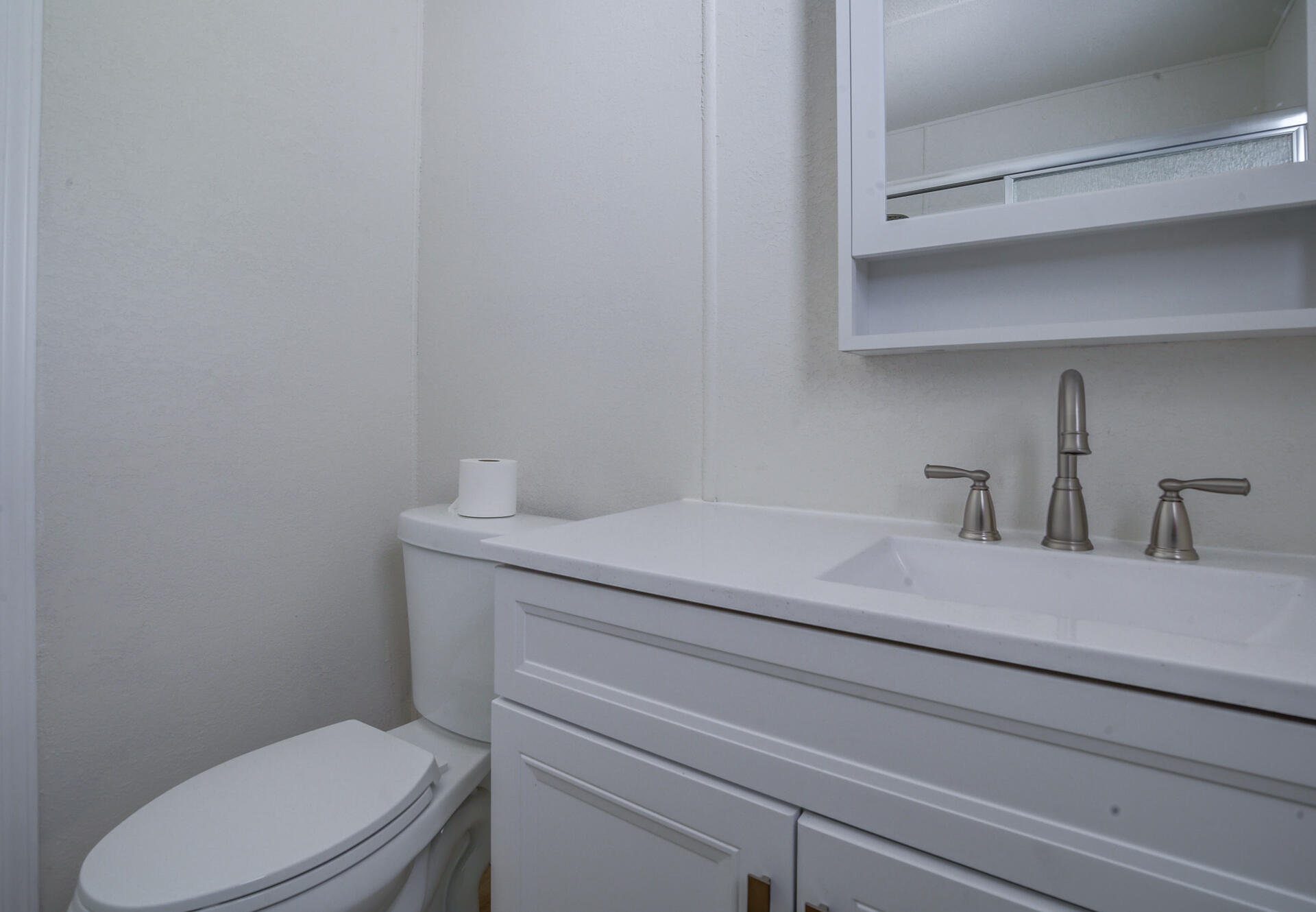 821 St Marks Street, Unit 1 Redding, CA 96003 - Photo 17 of 26 a bathroom with a toilet and a sink