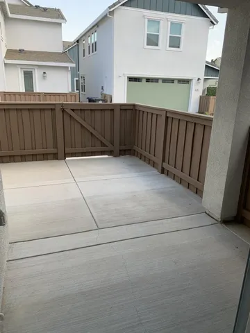 a view of an entryway of a house