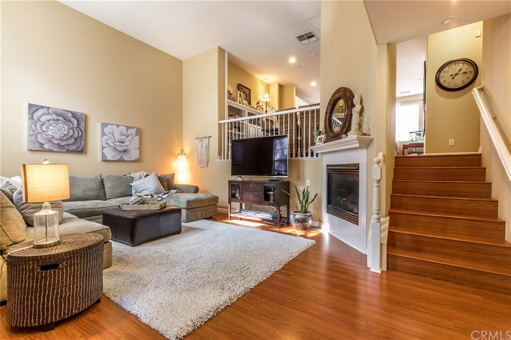 Great layout with warm cozy fireplace