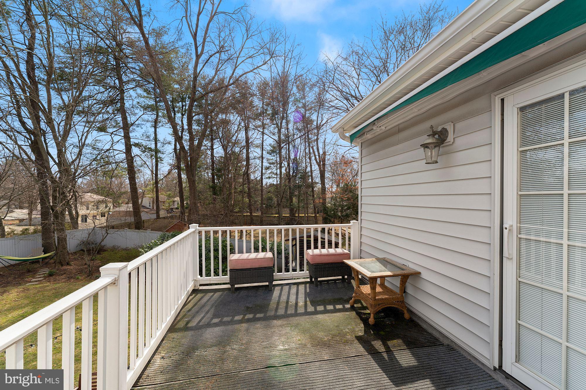 14417 Cantrell Road Silver Spring, MD 20905 - Photo 3 of 4 Deck off upper-level office/study