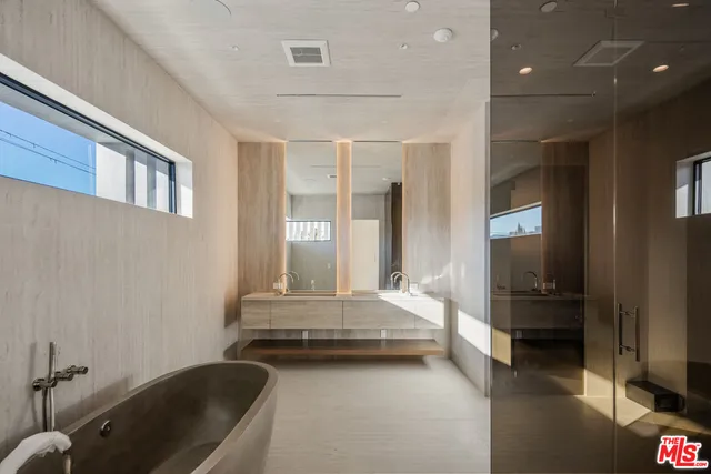 a storage room with washer and dryer