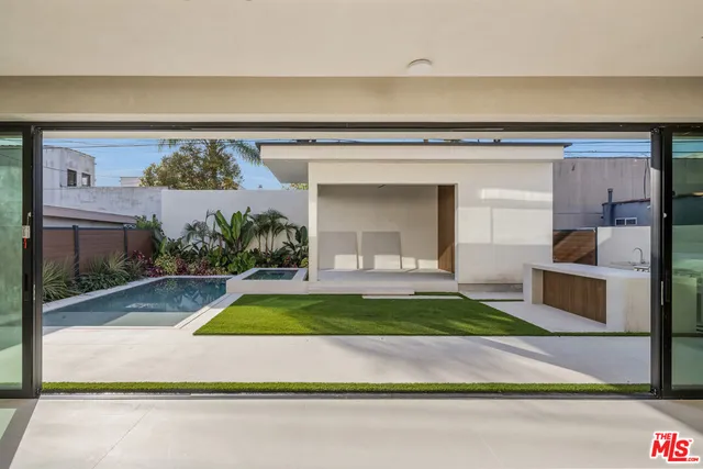 a view of outdoor space yard and swimming pool