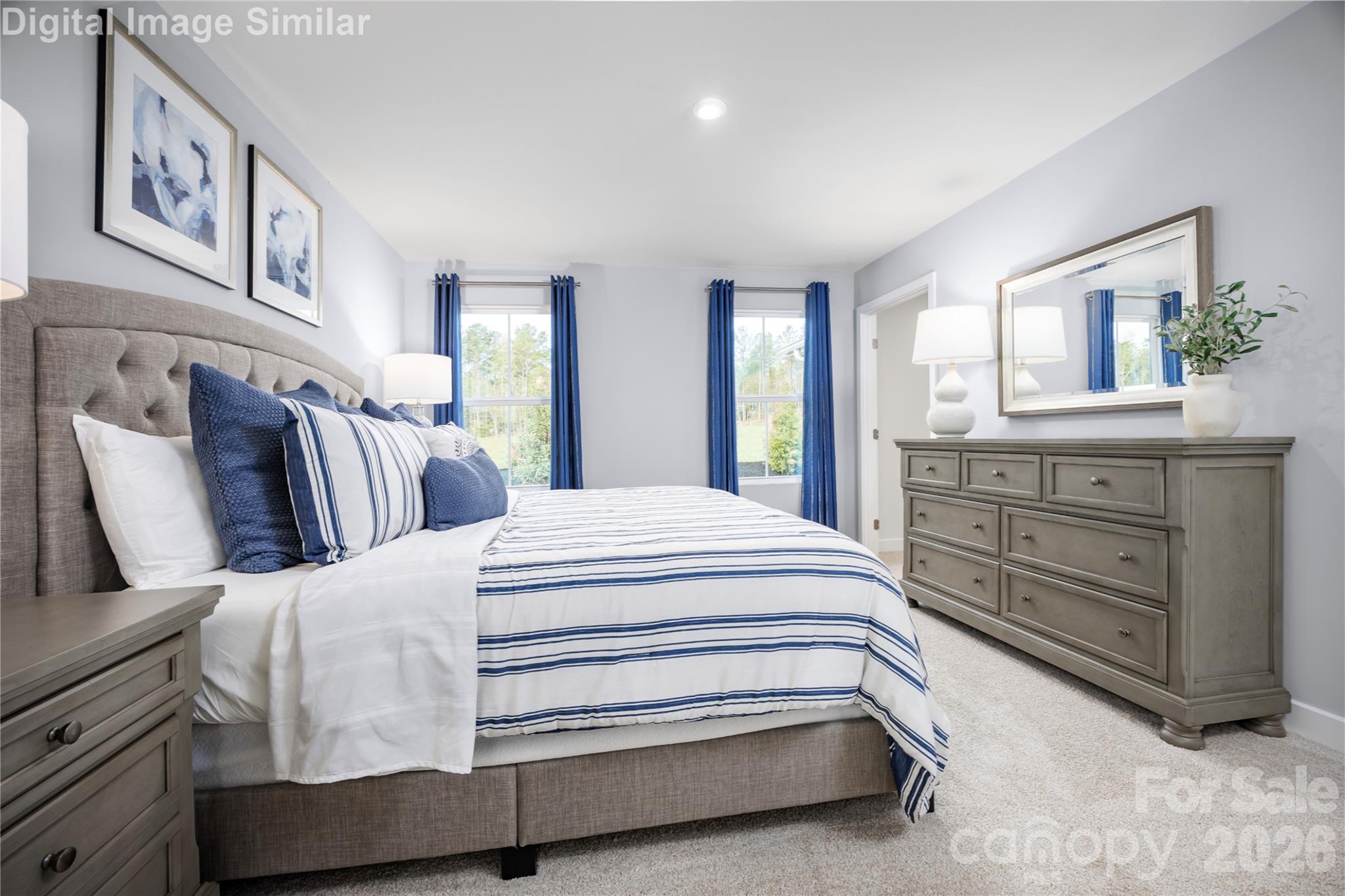 3290 Eller Drive Extension Hickory, NC 28602 - Photo 10 of 21 a bedroom with a bed and painting on the wall