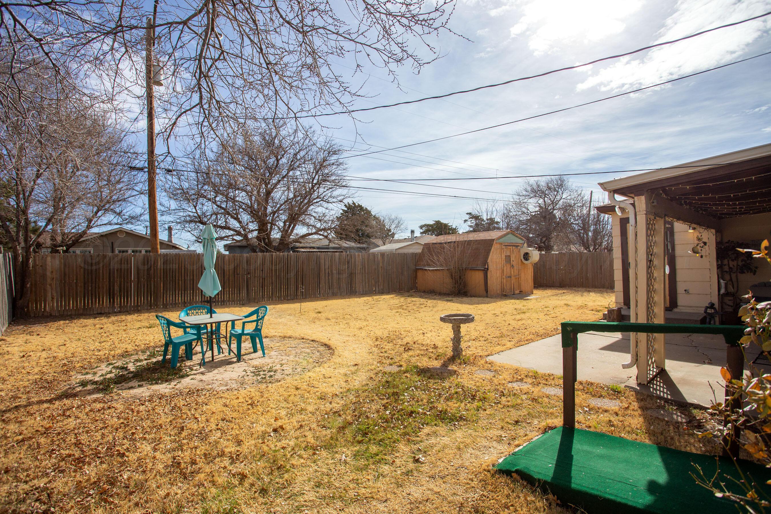 4413 South Fannin Street Amarillo, TX 79110 - Photo 24 of 26 Back Yard A