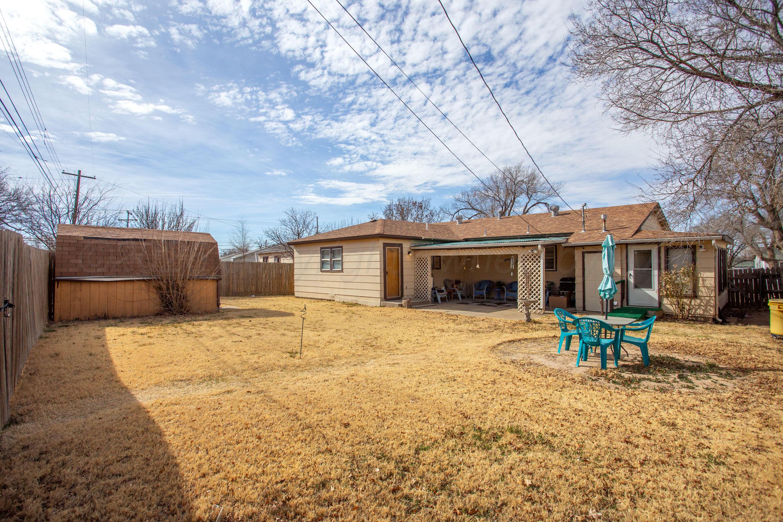 4413 South Fannin Street Amarillo, TX 79110 - Photo 25 of 26 Back Yard B