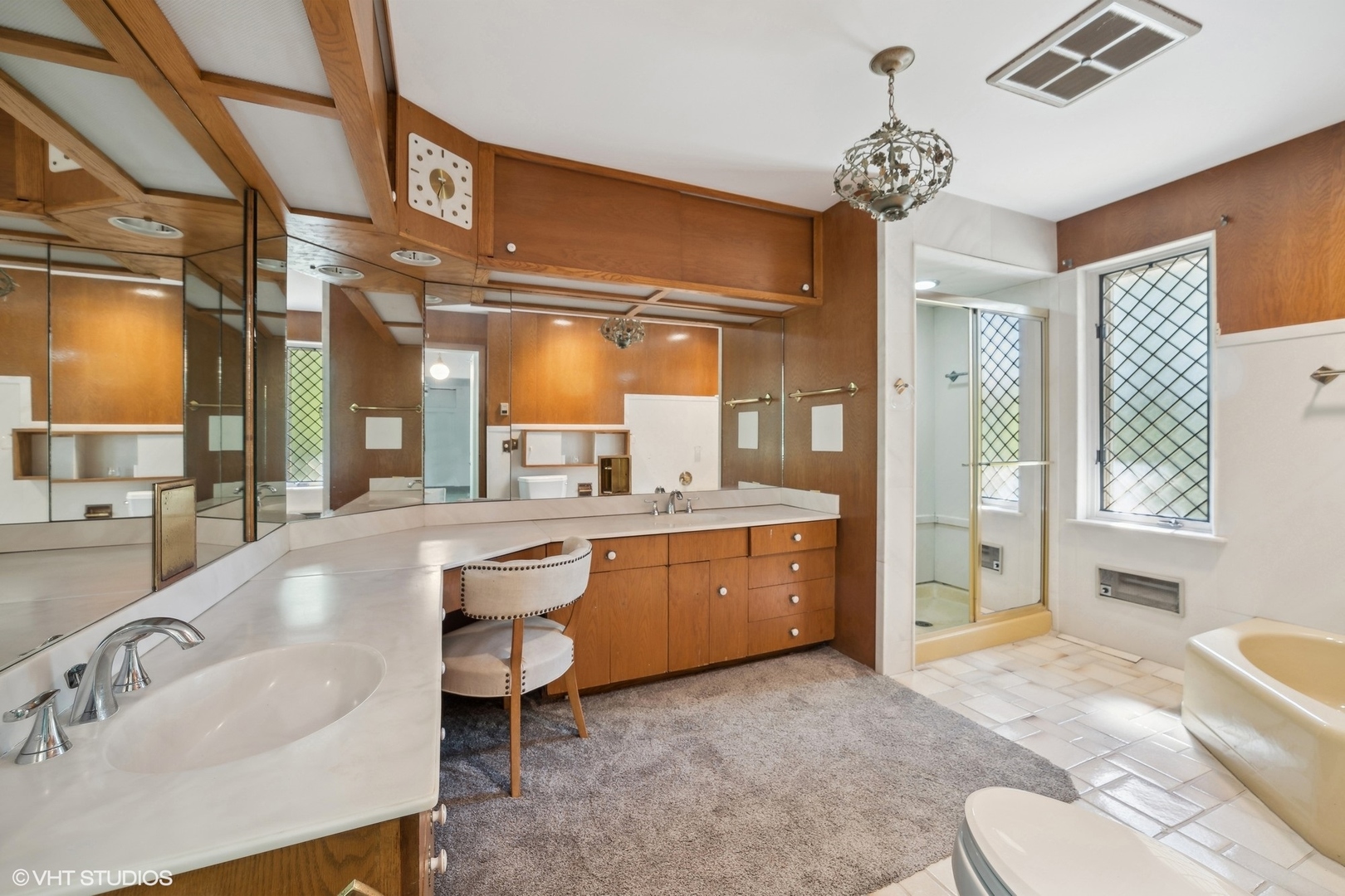 609 Ravine Road East Dundee, IL 60118 - Photo 14 of 15 a spacious bathroom with a granite countertop sink mirror and bathtub