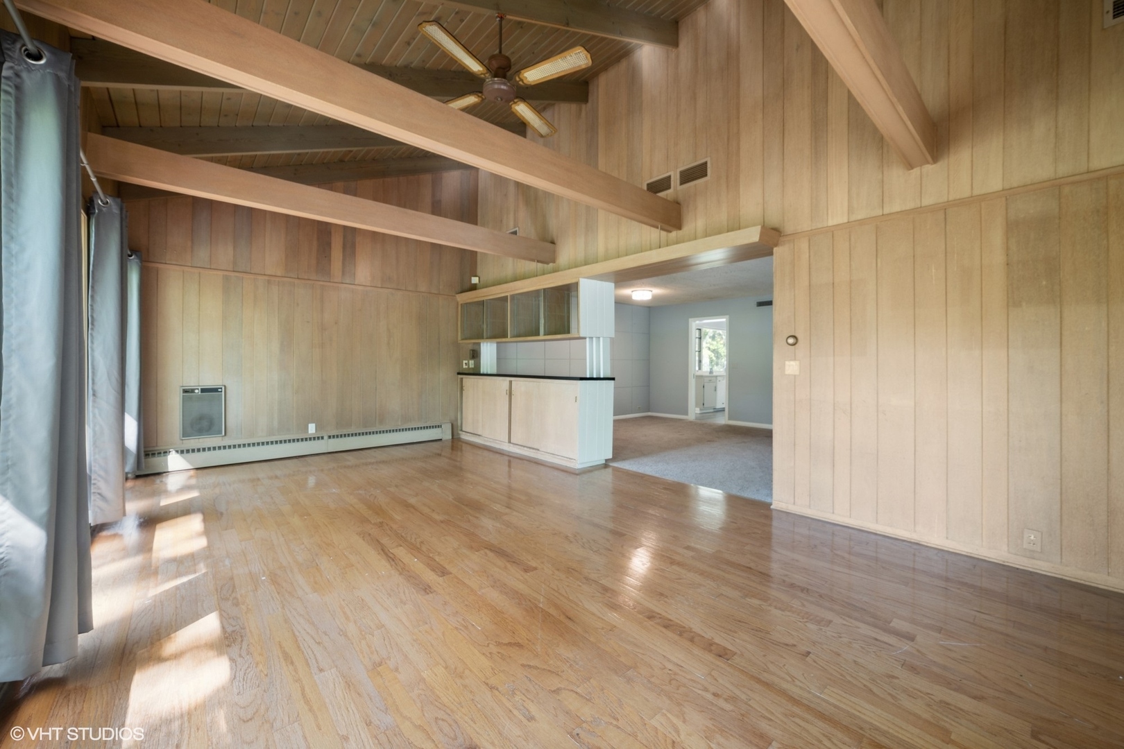 609 Ravine Road East Dundee, IL 60118 - Photo 9 of 15 a view of a empty room with wooden floor and a window