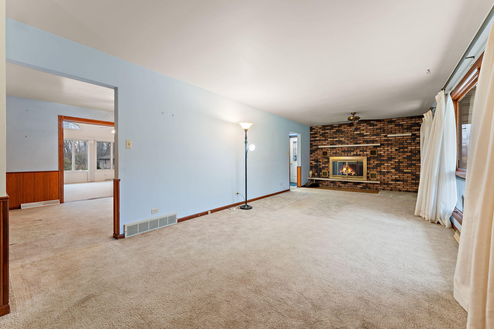 1012 Meridian Road Chesterton, IN 46304 - Photo 7 of 39 a view of empty room with a fireplace