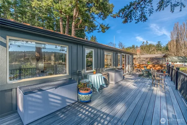 a view of outdoor space with seating space
