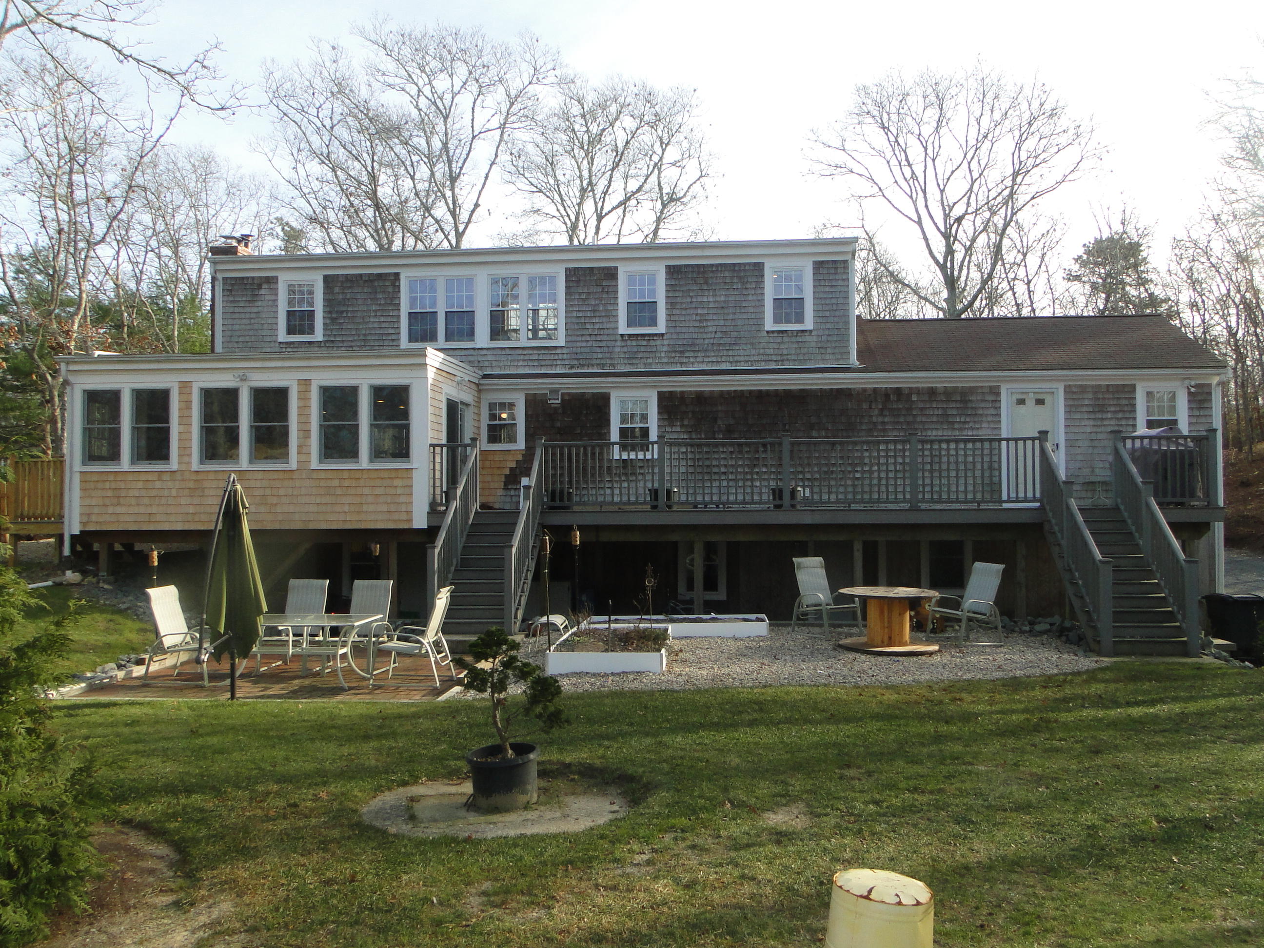 10 Bayview Road East Sandwich, MA 02537 - Photo 18 of 19 a front view of a house with a yard