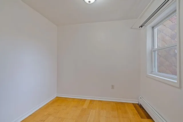 a small space with a window