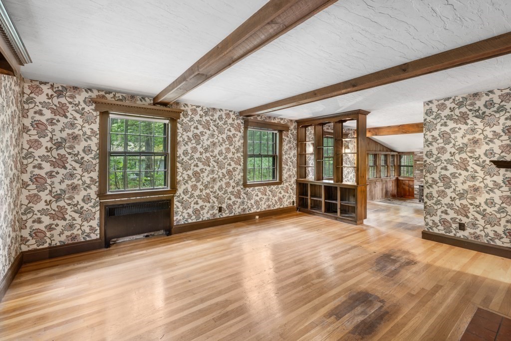 19 Forest Road Wakefield, MA 01880 - Photo 5 of 30 wooden floor in an empty room with a window