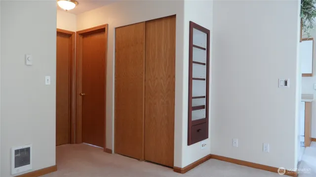 a view of front door with hallway