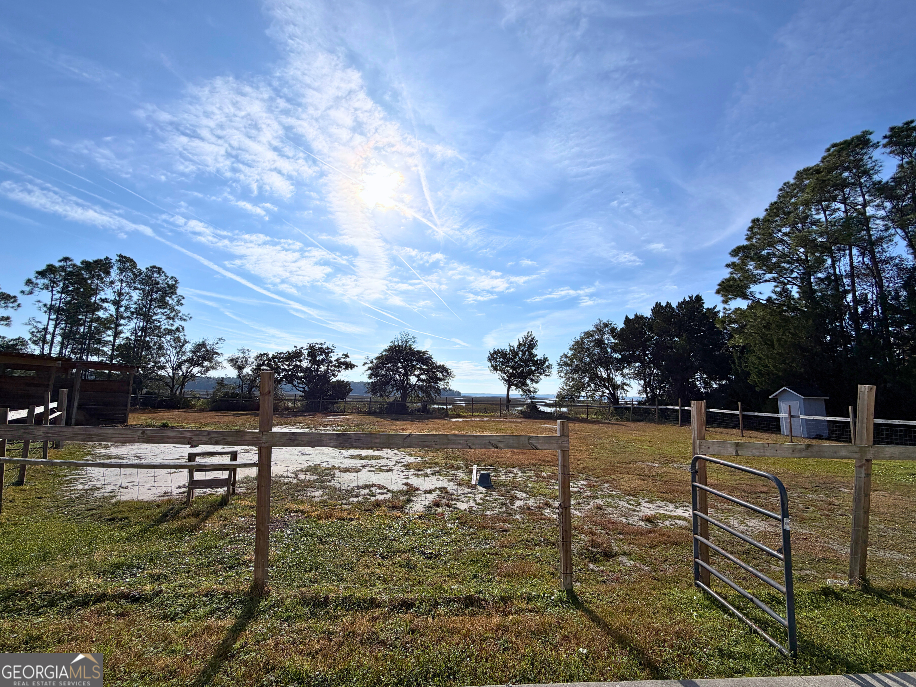 1818 Union Carbide Road Woodbine, GA 31569 - Photo 33 of 33 a view of a lake with houses