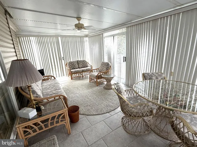 a room with furniture