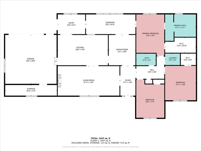 a backyard of a house