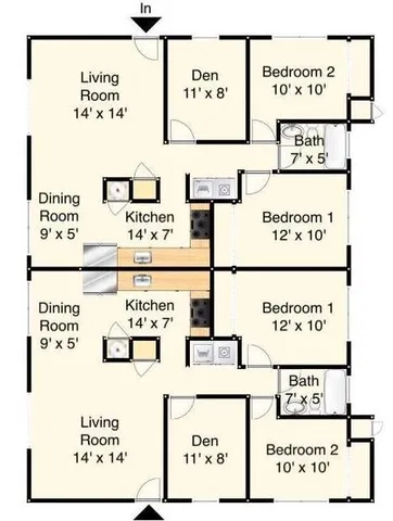 a bed room with furniture and a flat screen tv