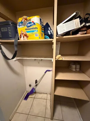 a view of storage and utility room