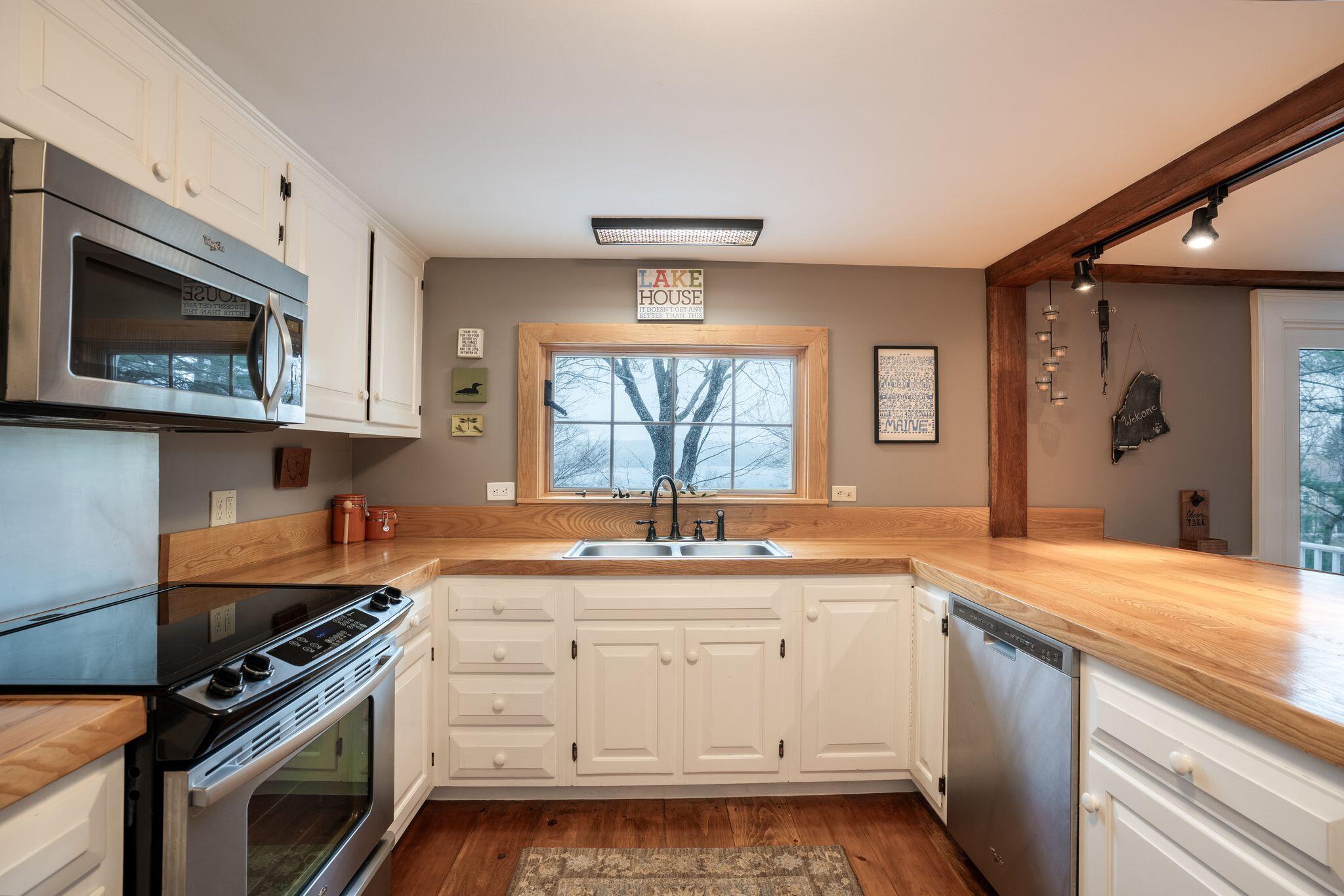 30 15th Fire Road South China, ME 04358 - Photo 8 of 54 Kitchen - facing lake