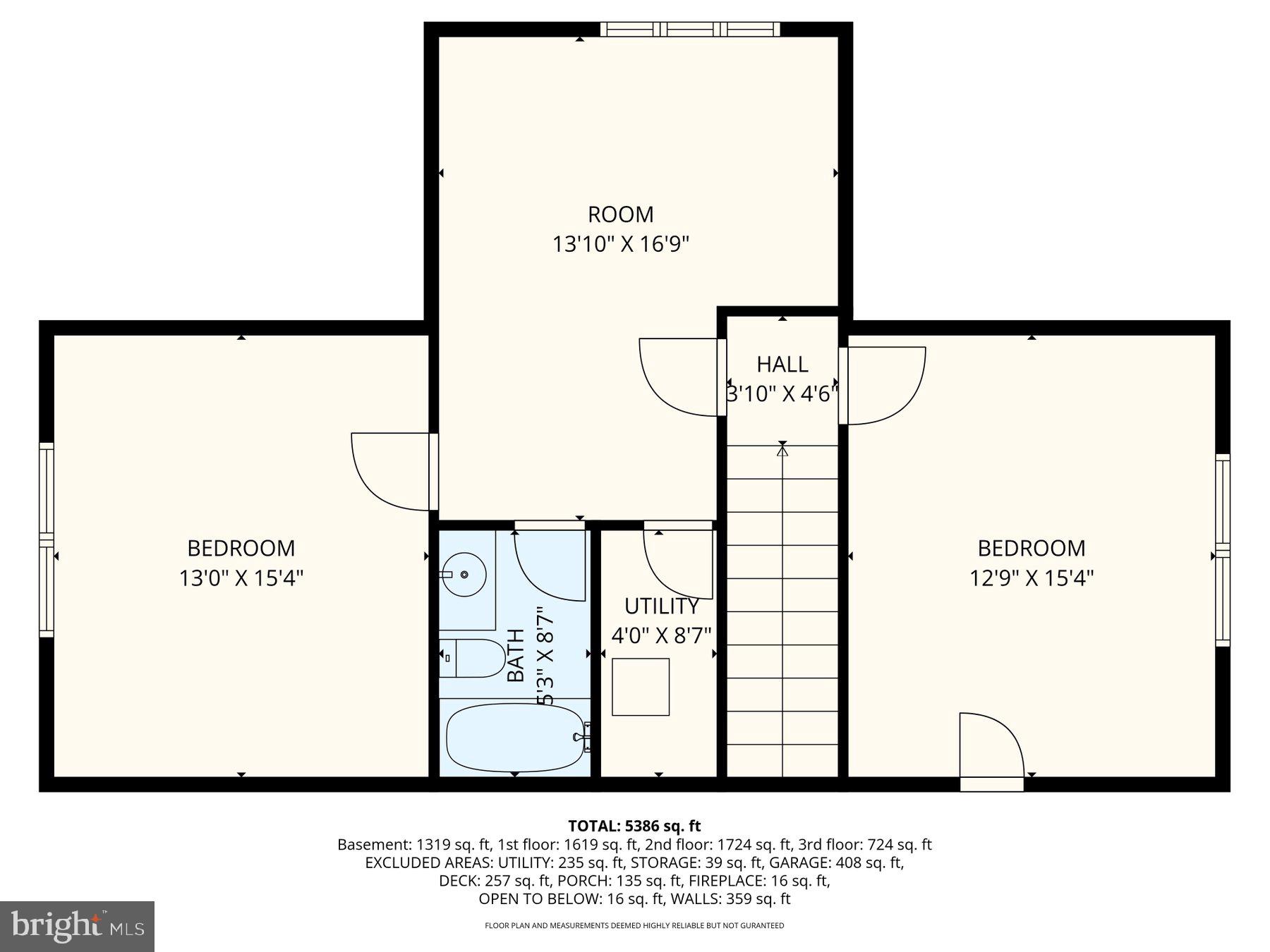 5011 Rugby Avenue Bethesda, MD 20814 - Photo 61 of 63 Top Level Floor Plan