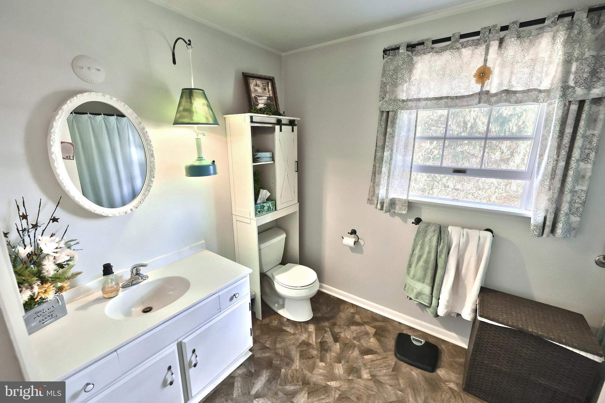 798 Goram Road Brogue, PA 17309 - Photo 45 of 57 a spacious bathroom with a toilet sink and mirror