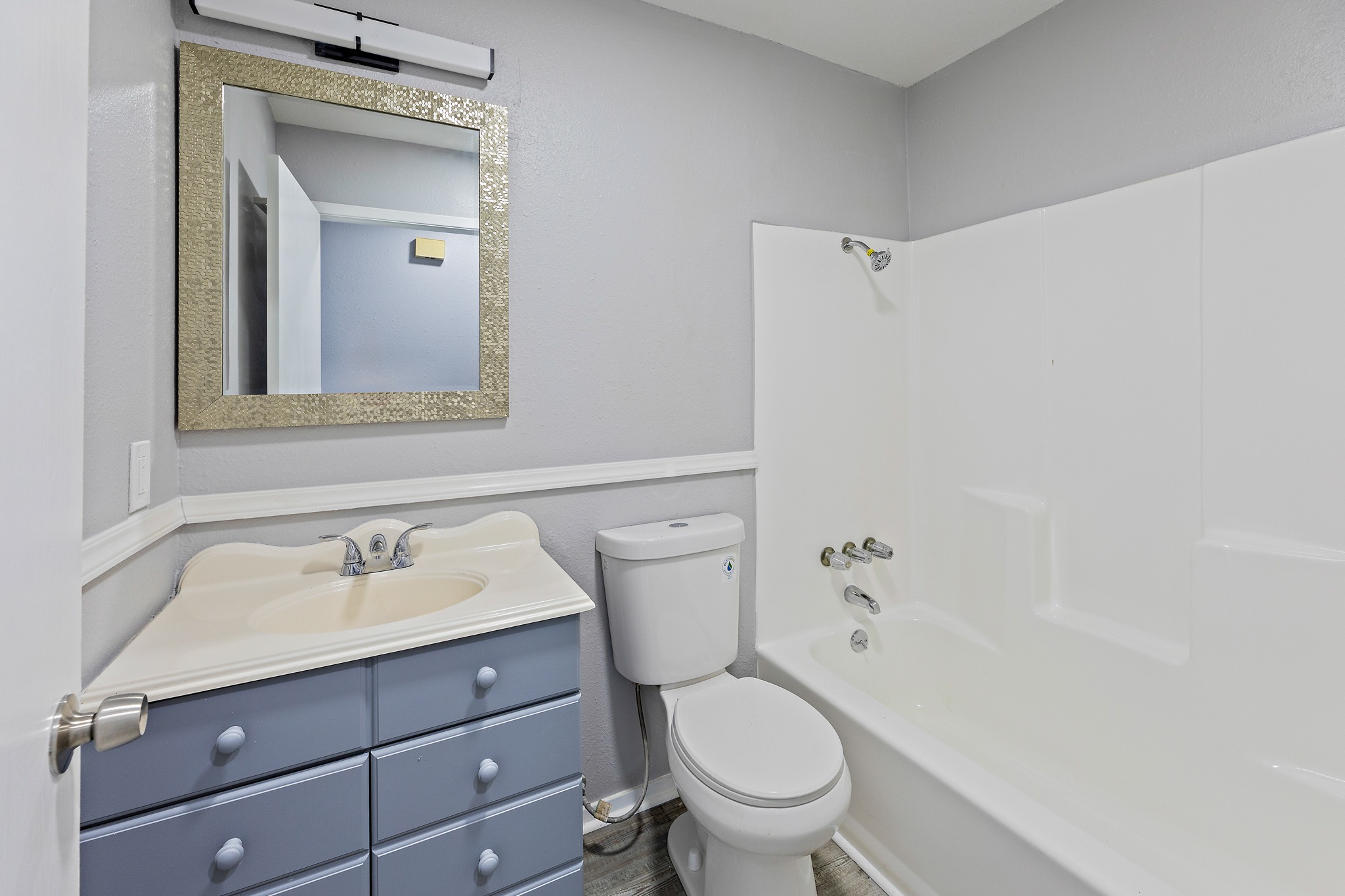 205 Hitching Post Road Kyle, TX 78640 - Photo 15 of 20 Another full bathroom services
the secondary rooms and also
works as the guest bathroom.