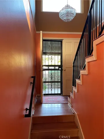 a view of entryway with a front door
