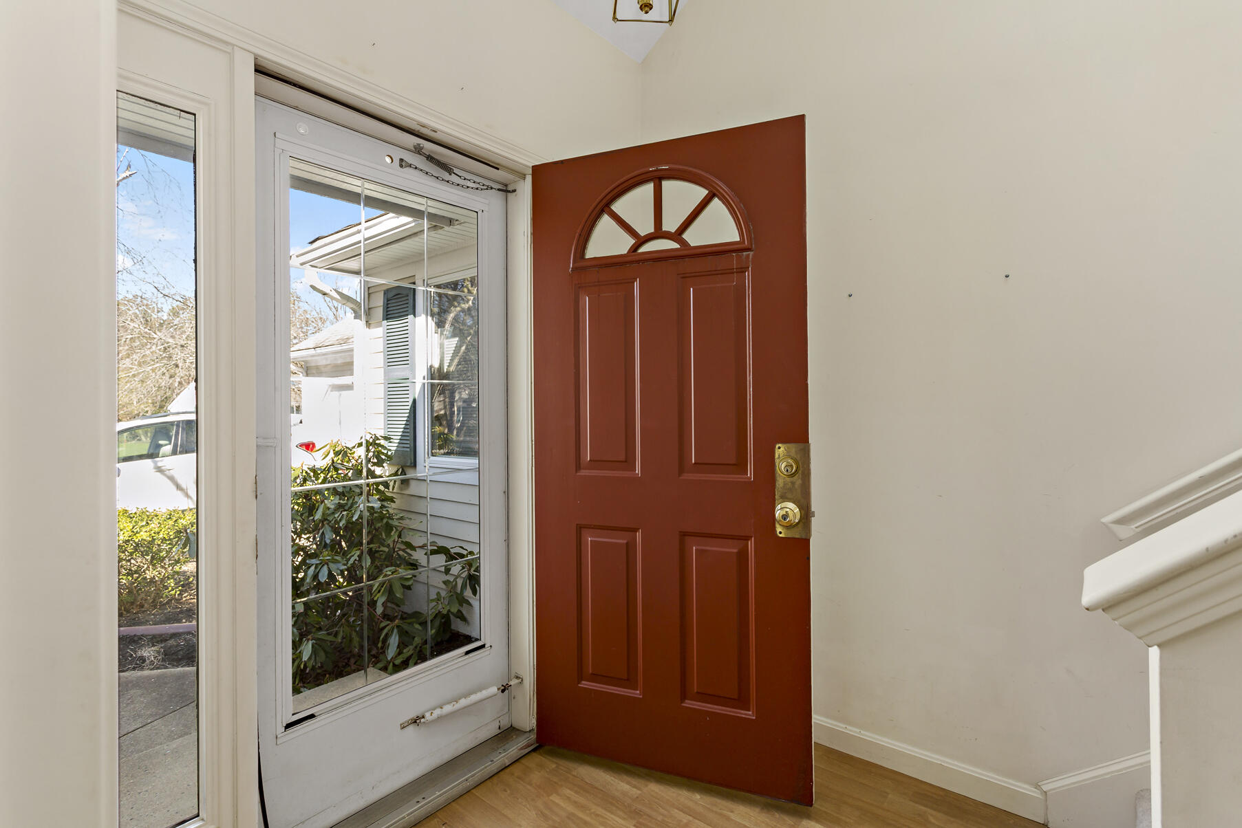 3 Kettle Lane Mashpee, MA 02649 - Photo 4 of 25 a view of front door with wooden door