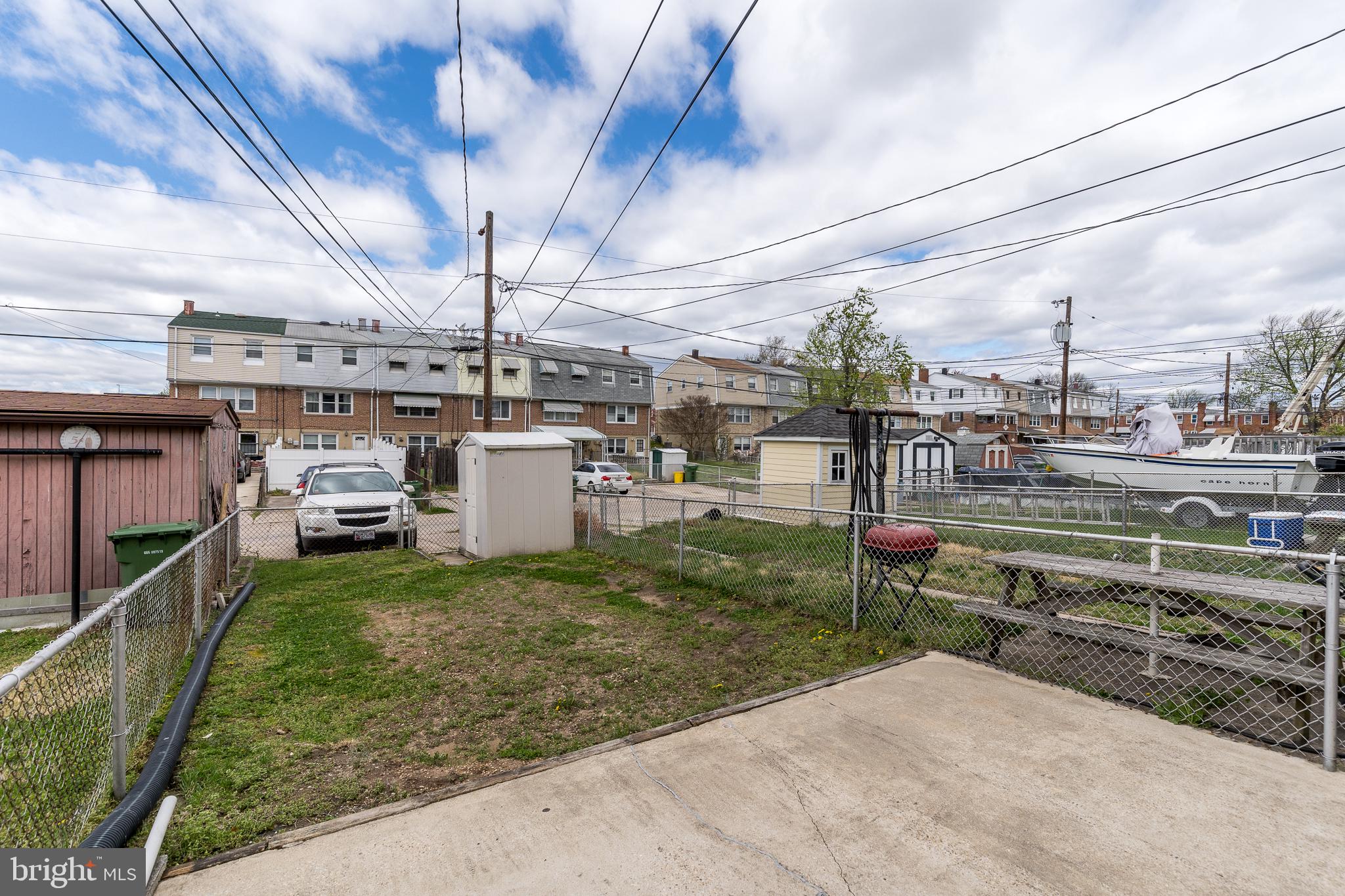 3638 Greenvale Road Baltimore, MD 21229 - Photo 21 of 24 Back Yard (alt view)