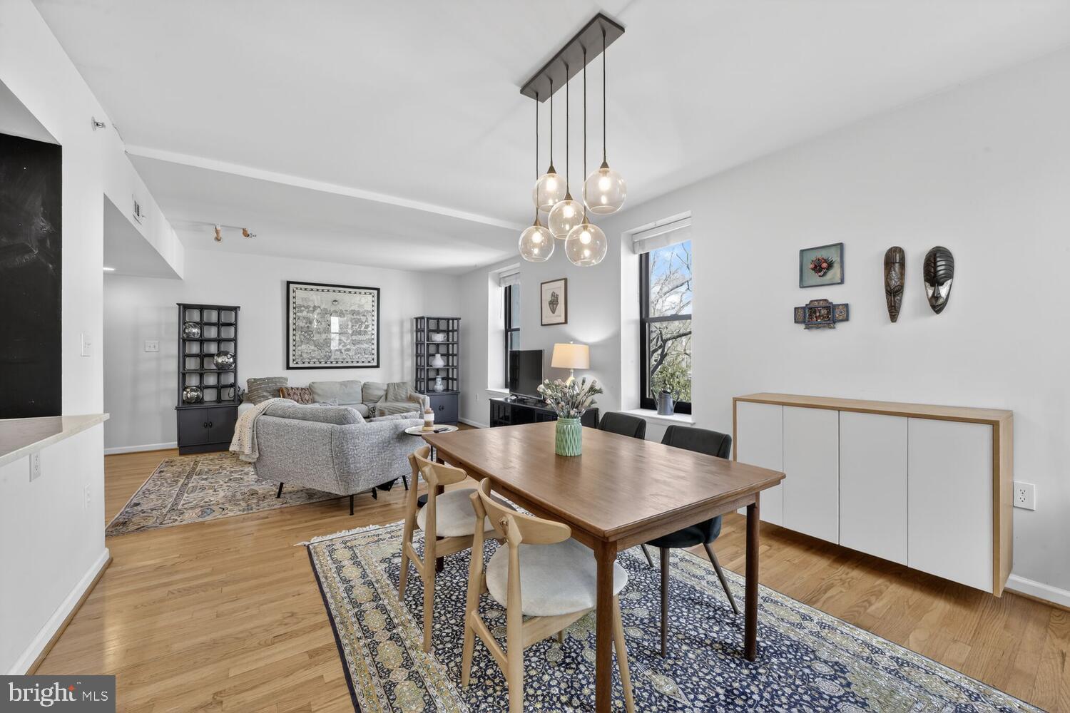 2633 Adams Mill Road Northwest, Unit 205 Washington, DC 20009 - Photo 8 of 18 a living room with furniture and wooden floor