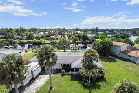 a aerial view of multiple house