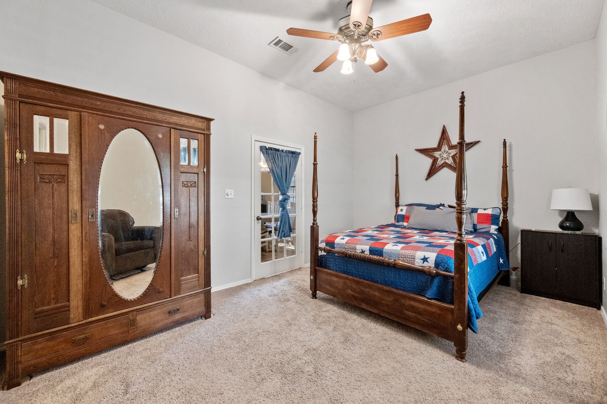 5809 Cajun Way Baytown, TX 77523 - Photo 17 of 29 a bedroom with a bed and window