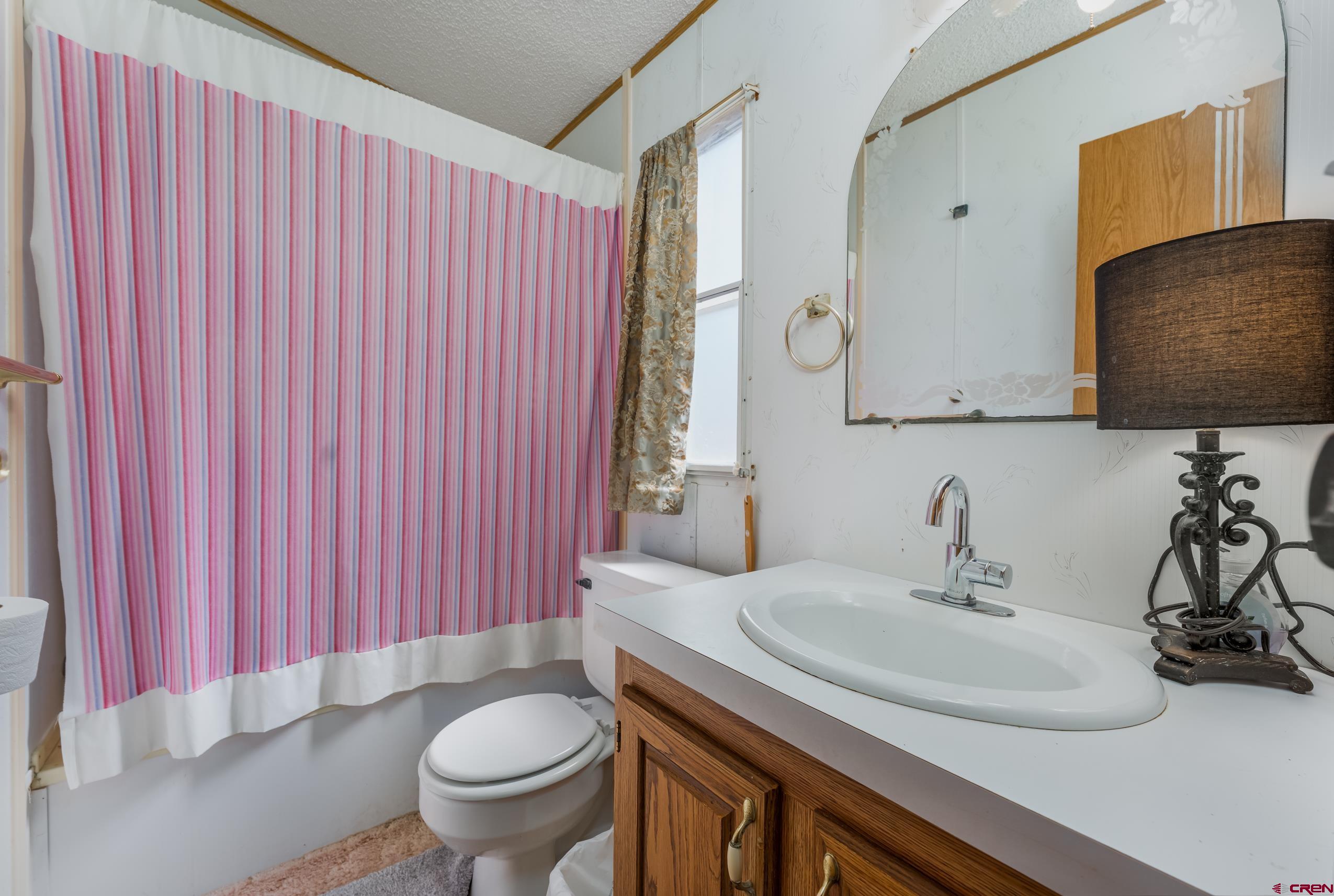 1837 Anna Road Ignacio, CO 81137 - Photo 27 of 32 a bathroom with a sink a toilet and mirror