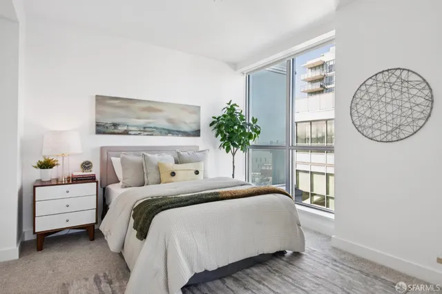 a view of a hallway with washer and dryer