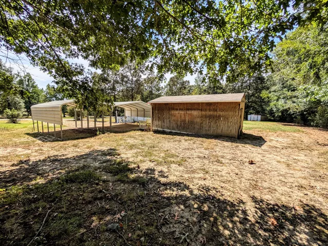 a view of outdoor space with trees