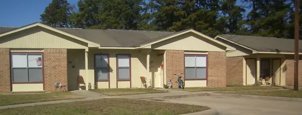 a view of a house with a yard and plants