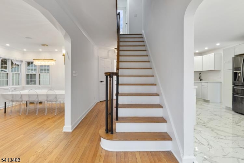 224 Swarthmore Road Linden, NJ 07036 - Photo 7 of 33 a view of entryway and hall with wooden floor