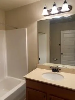 a view of a yard with plants