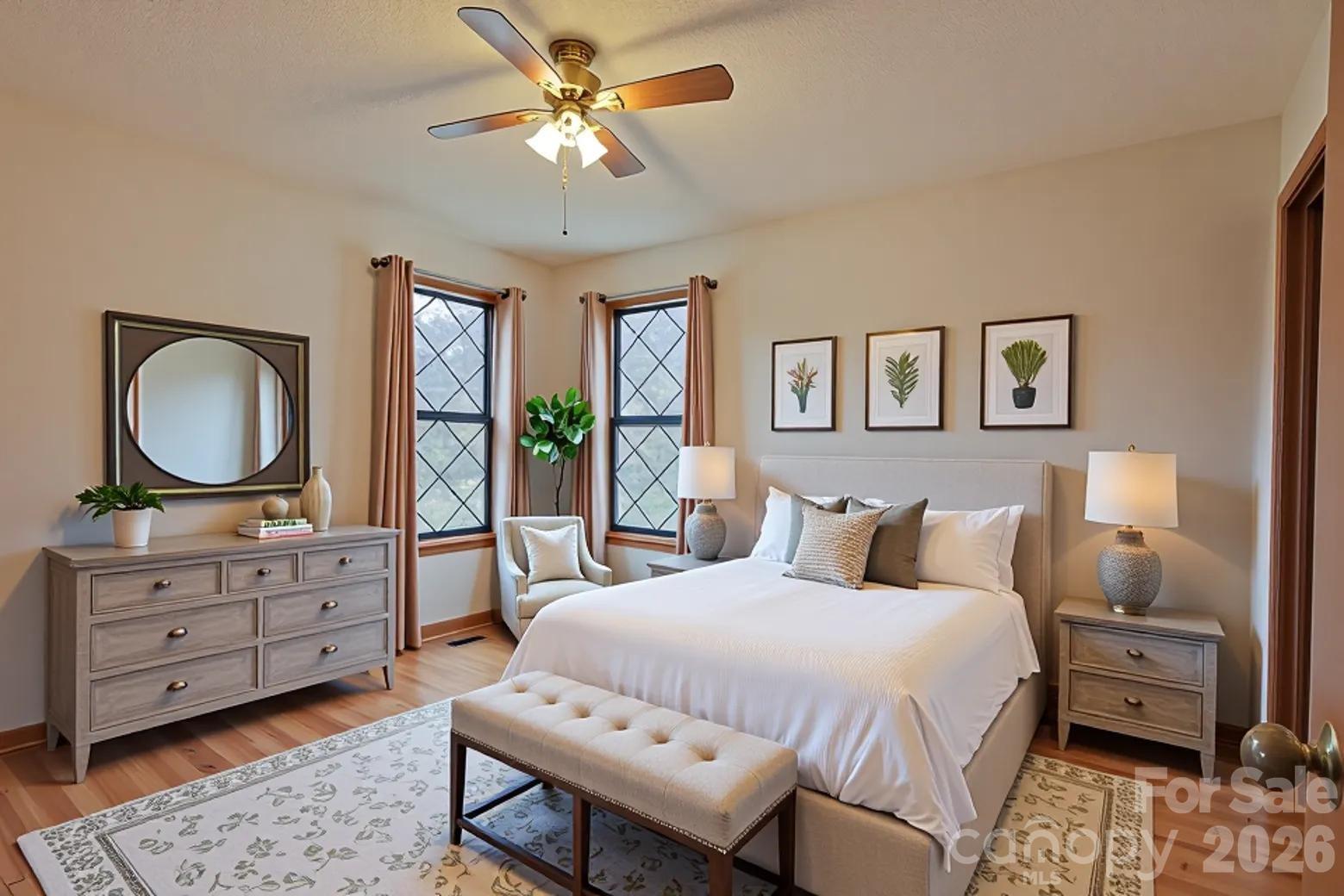 11237 Old Concord Road Rockwell, NC 28138 - Photo 16 of 30 a bedroom with a bed and a dresser