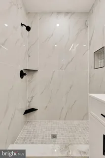 a close up view of a shower
