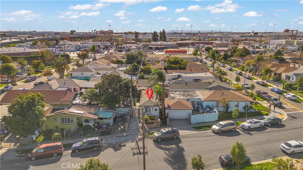 4610 Leonis Street Commerce, CA 90040 - Photo 27 of 32 an aerial view of a city with parking