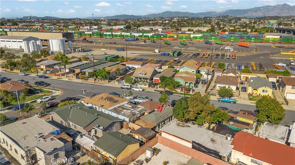 4610 Leonis Street Commerce, CA 90040 - Photo 29 of 32 an aerial view of a city with lots of residential buildings