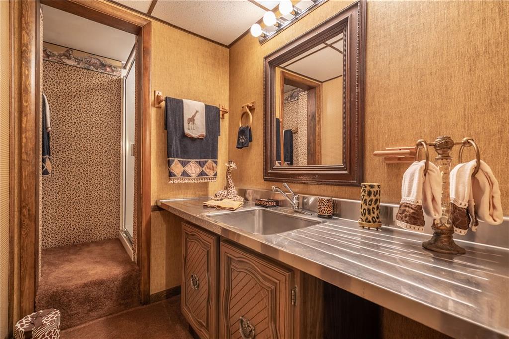 115 Center Church Road Canonsburg, PA 15317 - Photo 22 of 25 Lower level full bathroom: End bathroom clutter with the ample space provided here!