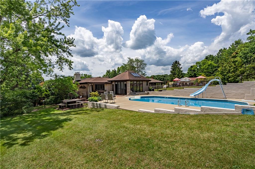 115 Center Church Road Canonsburg, PA 15317 - Photo 25 of 25 Yard and Pool: Sip lemonade in the shade at your custom built picnic table area.