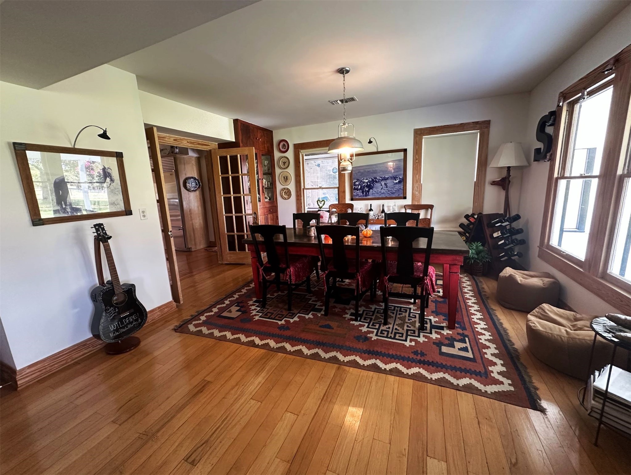 1325 Stalmach Road New Ulm, TX 78950 - Photo 38 of 50 Large dining room adjacent to both kitchen and living room.