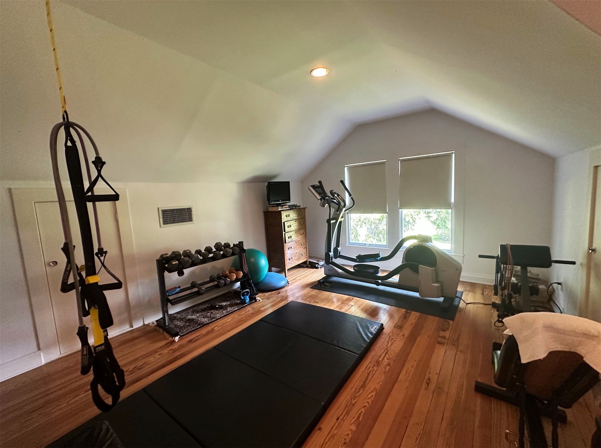1325 Stalmach Road New Ulm, TX 78950 - Photo 42 of 50 Second floor bonus room with more storage area and continued long-leaf pine floors.