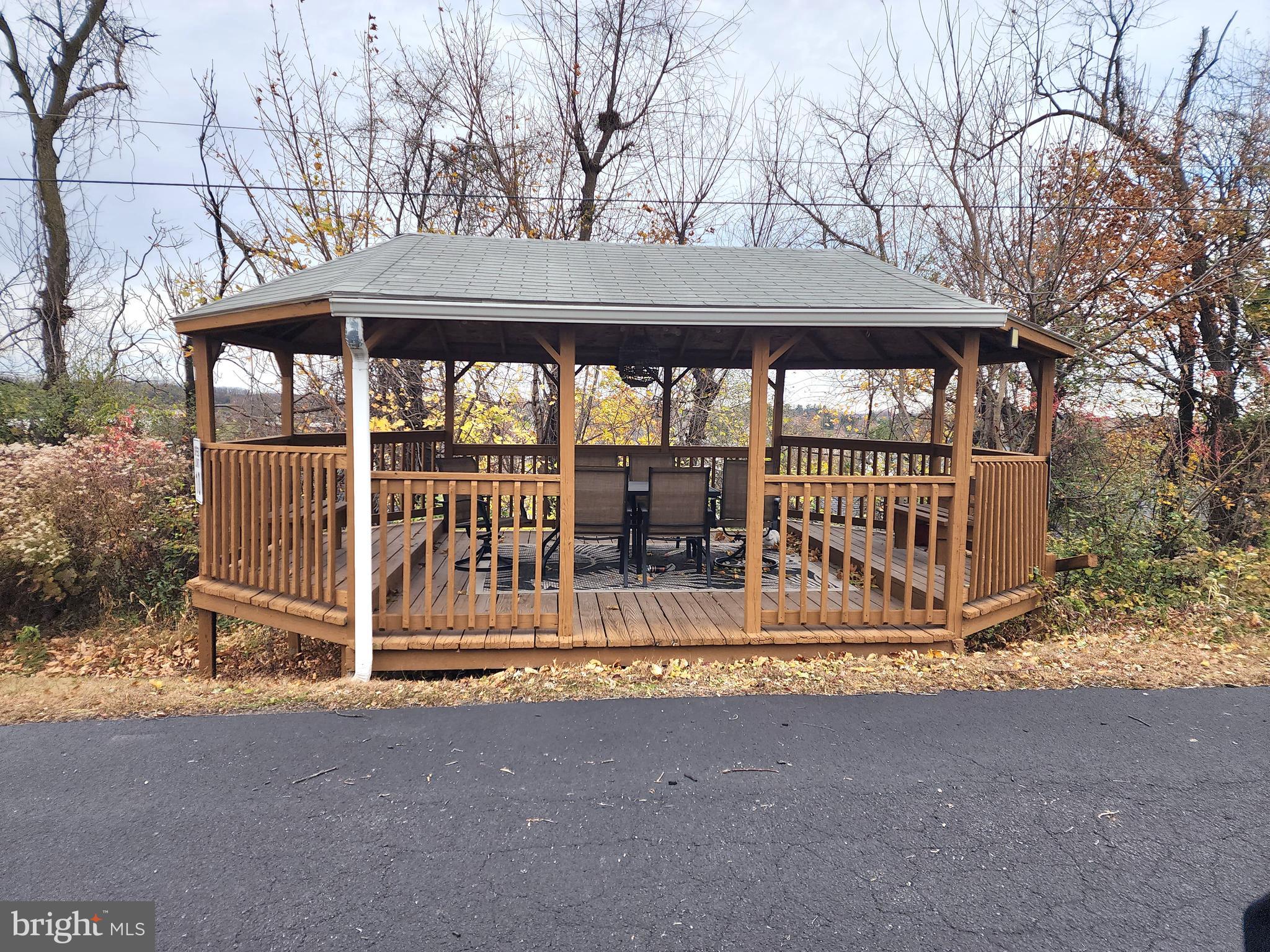76 Lark Circle York, PA 17404 - Photo 17 of 28 a view of a patio with a table and chairs
