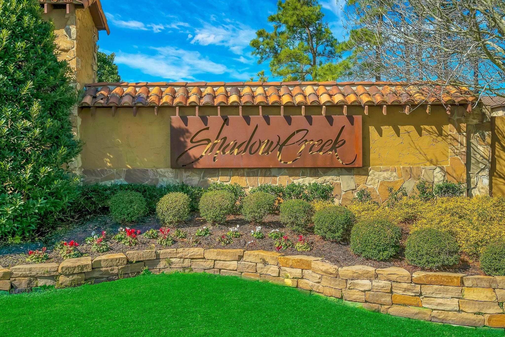 65 Shadow Creek Ridge Drive Spring, TX 77389 - Photo 41 of 44 a view of outdoor space with garden and seating area